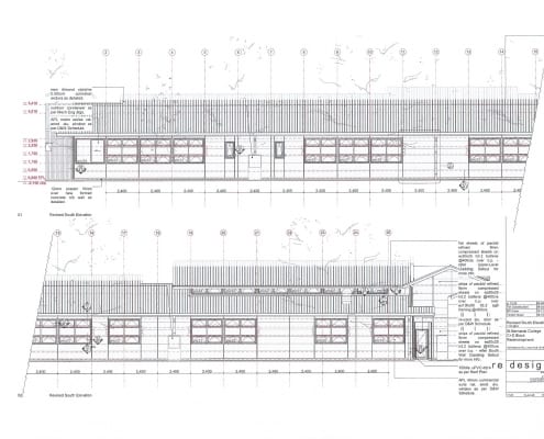 Building Plan CD South Elevation