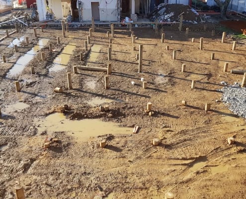 CD Block Stage 1 Site Piling July 2020